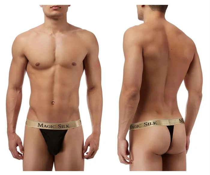 Male Sex Toys Magic Silk Silk Knit Micro Thong