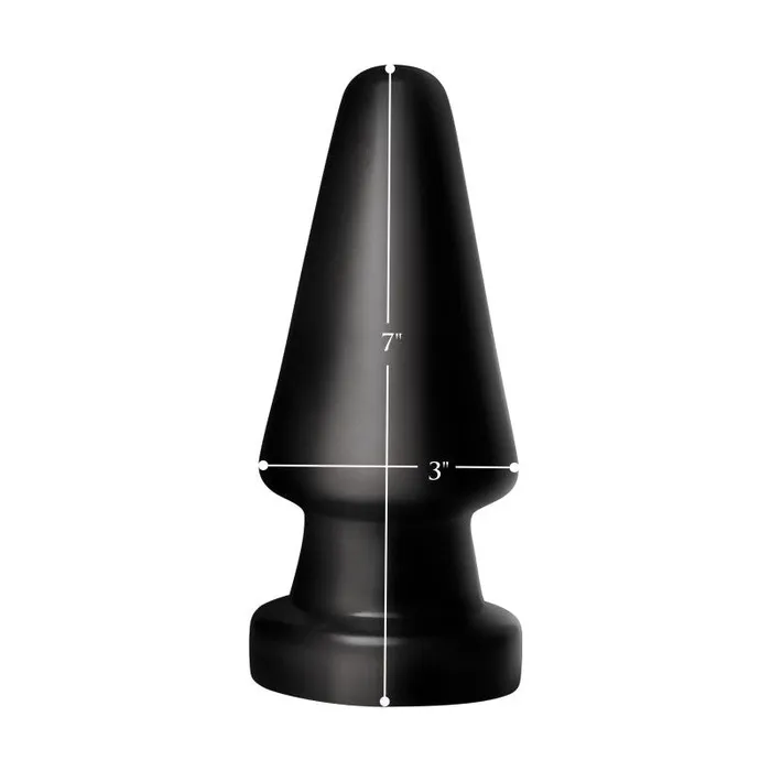 Master Series Anal Master Series Ass Max Butt Plug Large 18cm Black