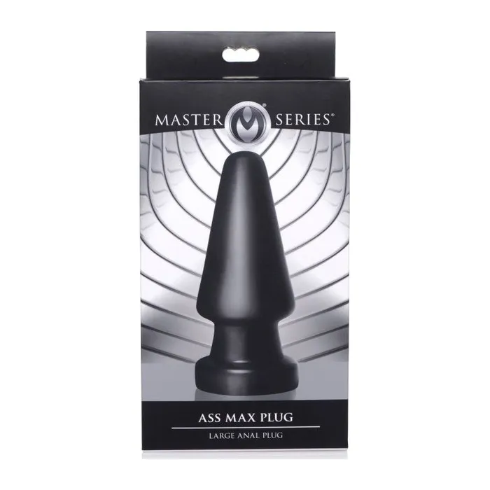 Master Series Anal Master Series Ass Max Butt Plug Large 18cm Black