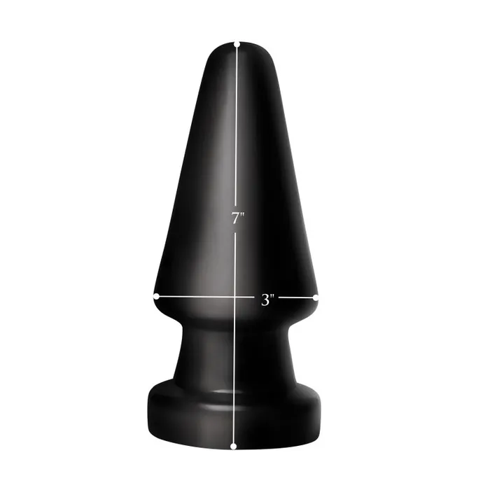 Master Series Anal Master Series Ass Max Butt Plug Large 18cm Black