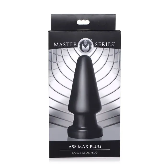 Master Series Anal Master Series Ass Max Butt Plug Large 18cm Black
