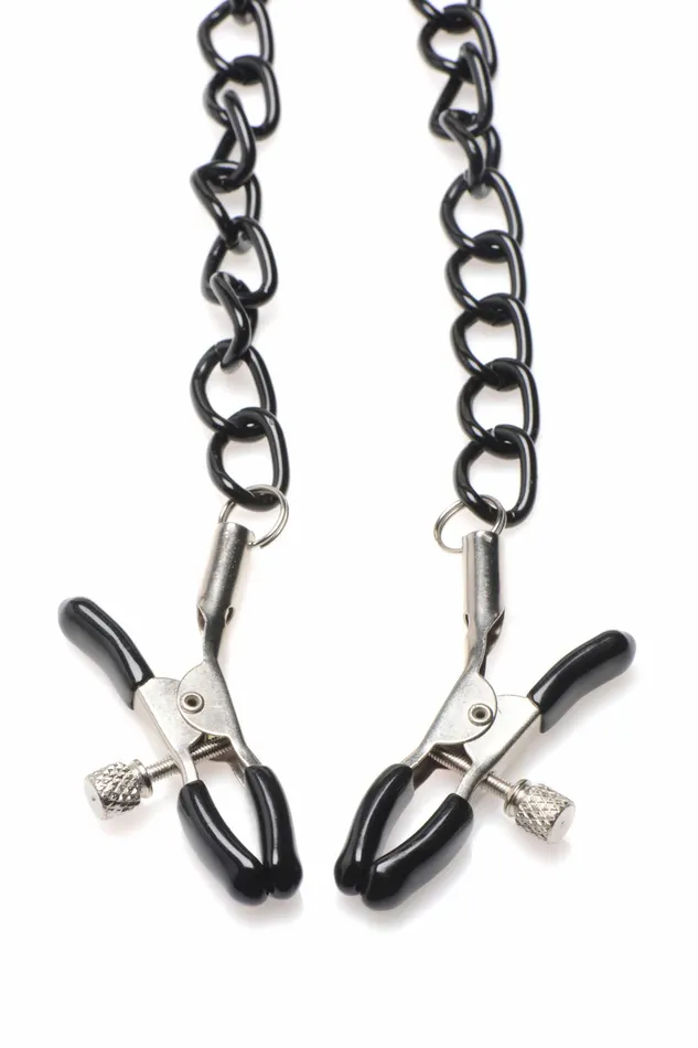 Master Series Collared Temptress Collar with Nipple Clamps iloveexcitement Male Sex Toys