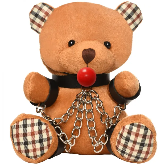 Master Series Gagged Bondage Teddy Bear XR Brands Couples