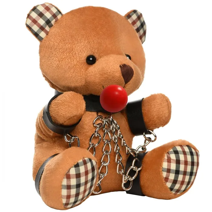 Master Series Gagged Bondage Teddy Bear XR Brands Couples