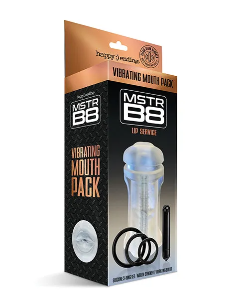 Mstr B8 Lip Service Vibrating Mouth Pack Kit Of 5 Clear Global Novelties LLC Anal Mstr B8 Lip Service Vibrating Mouth Pack Kit Of 5 Clear Global Novelties LLC Anal