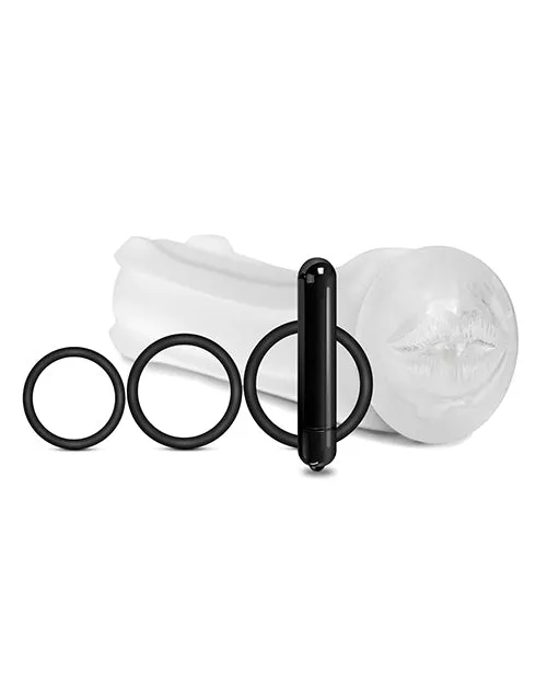 Mstr B8 Lip Service Vibrating Mouth Pack Kit Of 5 Clear Global Novelties LLC Anal