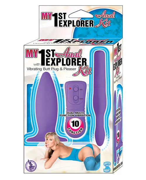 Nasstoys Anal My 1st Anal Explorer Kit Vibrating Butt Plug And Please
