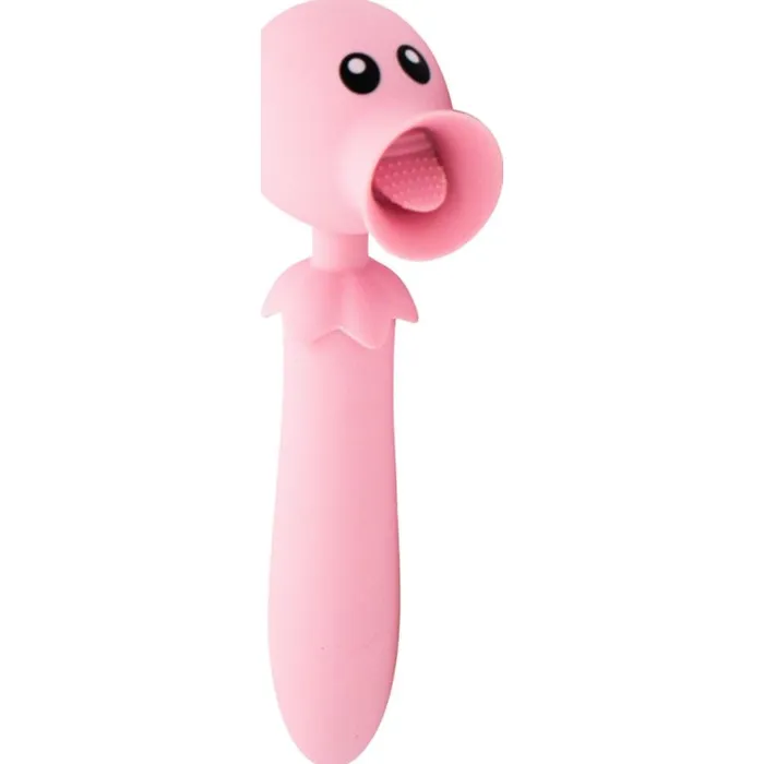 Natalies Toy Box Vibrators Natalies Toy Box Lick N Stick Clit Flicker GSpot Vibrator Pink