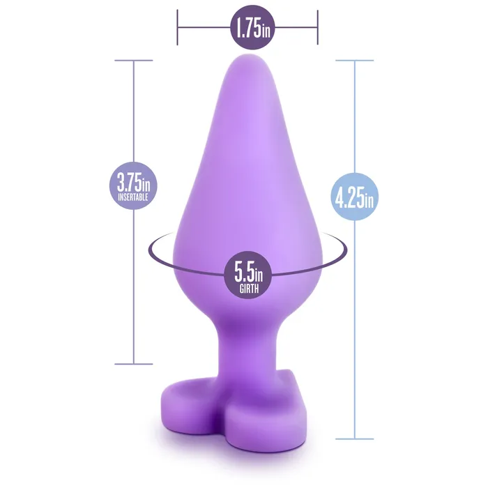 Naughtier Candy Heart Plug Blush Novelties Anal