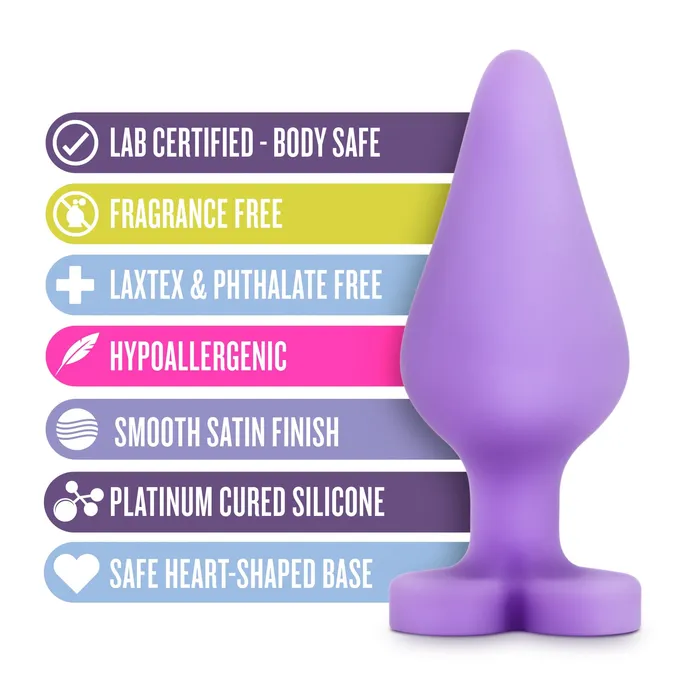 Naughtier Candy Heart Plug Blush Novelties Anal
