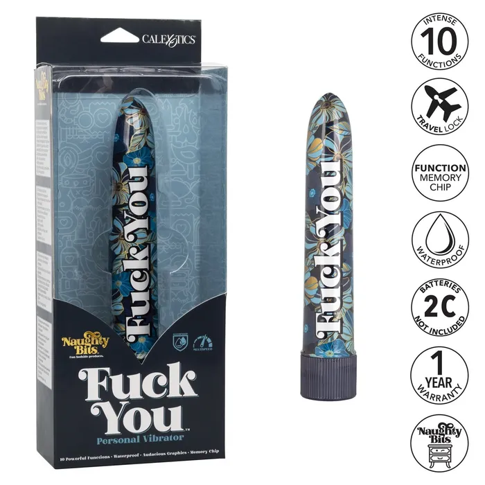 Naughty Bits Fuck You Personal Vibrator CalExotics Female Sex Toys