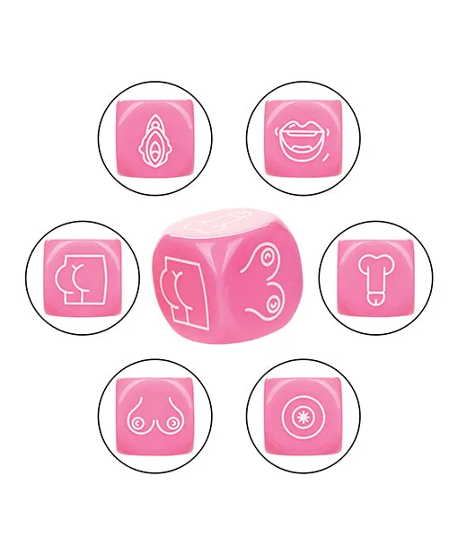 Naughty Bits Roll With It Icon Based Sex Dice California Exotic Novelties Female Sex Toys