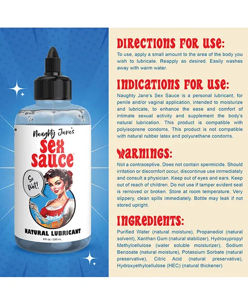Naughty Janes Sex Sauce Natural Lubricant XR LLC Sexual Health Wellbeing Naughty Janes Sex Sauce Natural Lubricant XR LLC Sexual Health Wellbeing