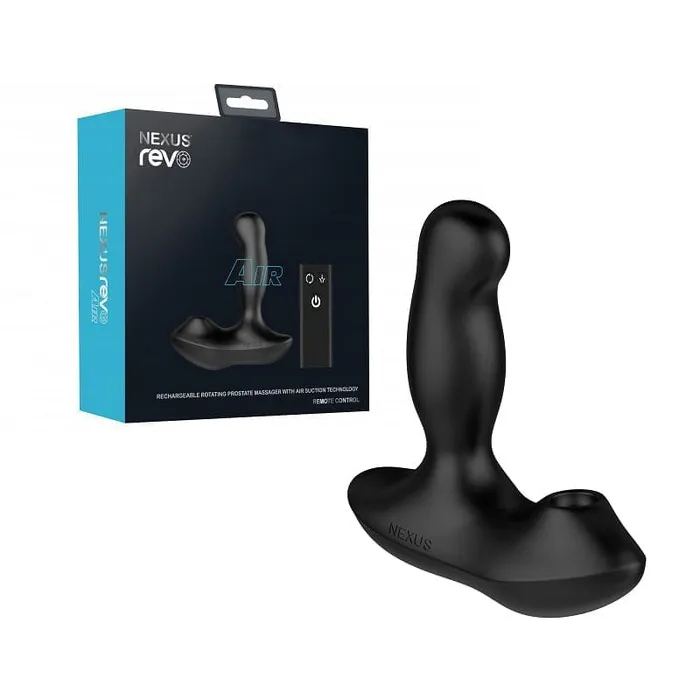 Nexus Revo Air Rotating Prostate Massager With Suction Remote Nexus Anal