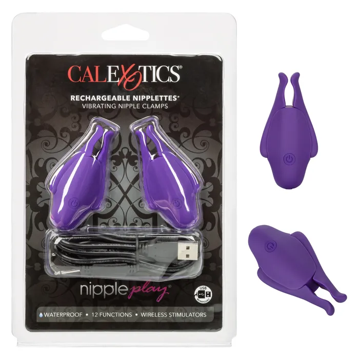 Nipple Play Rechargeable Nipplettes CalExotics Female Sex Toys