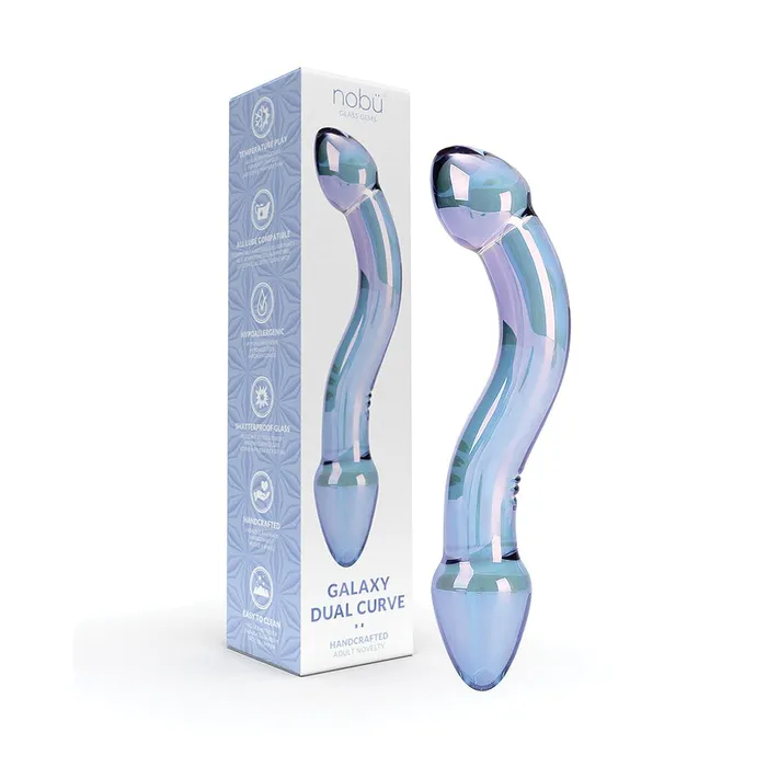 nob Dildos nob Glass Gems Galaxy Dual Curve Dildo
