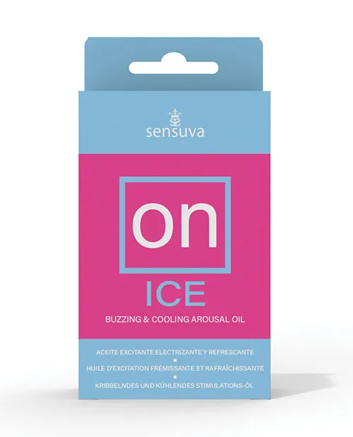 ON Ice Buzzing Cooling Female Arousal Oil Medium Box 5 ml Bottle Sensuva Valencia Naturals Female Sex Toys ON Ice Buzzing Cooling Female Arousal Oil Medium Box 5 ml Bottle Sensuva Valencia Naturals Female Sex Toys