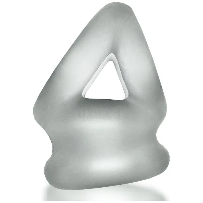 OxBalls Dildos Tri Squeeze Cocksling Ballstretcher Clear Ice