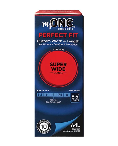 Paradise Marketing My One Super Wide Long Condoms Pack of 10 Female Sex Toys Paradise Marketing My One Super Wide Long Condoms Pack of 10 Female Sex Toys