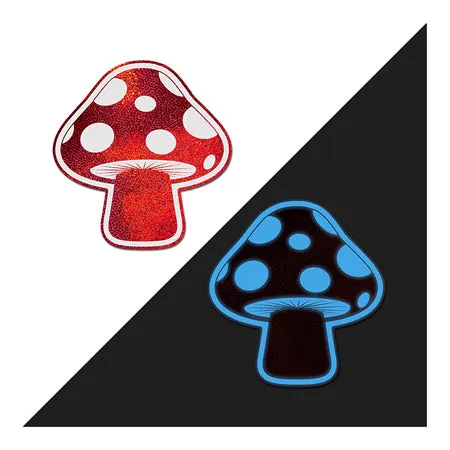 Pastease Dildos Pastease Mushroom Shiny Red White GlowintheDark Shroom Nipple Pasties Pastease Dildos Pastease Mushroom Shiny Red White GlowintheDark Shroom Nipple Pasties