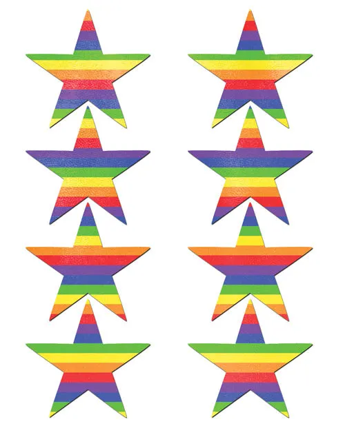 Pastease Mini Rainbow Stars Pack Of 8 Os Pastease Female Sex Toys