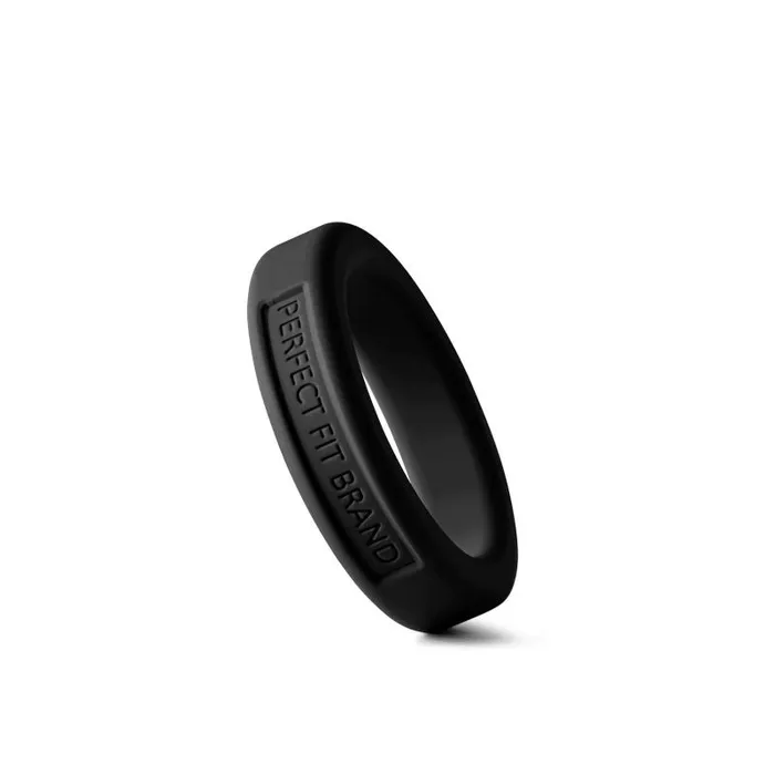 PerfectFit Anal Perfect Fit Classic Silicone Medium Stretch Penis Ring 36mm Black