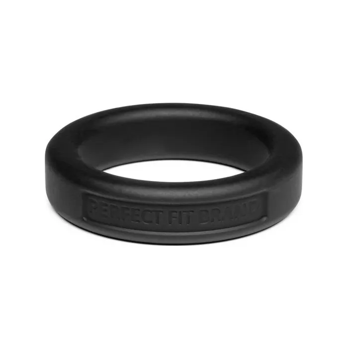 PerfectFit Anal Perfect Fit Classic Silicone Medium Stretch Penis Ring 36mm Black