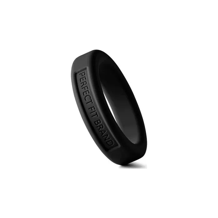 PerfectFit Anal Perfect Fit Classic Silicone Medium Stretch Penis Ring 36mm Black