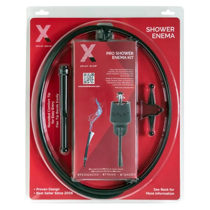 PerfectFit XPlay Pro Shower DoucheEnema Kit Black PerfectFit Anal