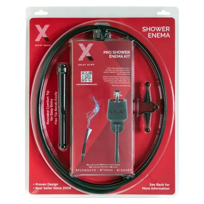 PerfectFit XPlay Pro Shower DoucheEnema Kit Black PerfectFit Anal