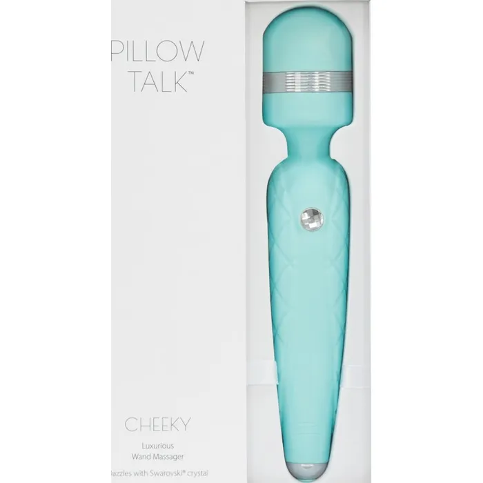 Pillow Talk Cheeky Wand Vibrator Teal Pillow Talk Vibrators