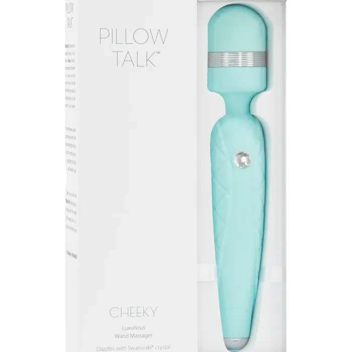 Pillow Talk Cheeky Wand Vibrator Teal Pillow Talk Vibrators