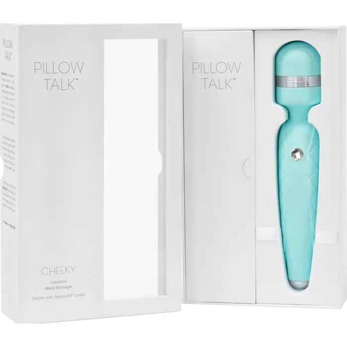Pillow Talk Cheeky Wand Vibrator Teal Pillow Talk Vibrators