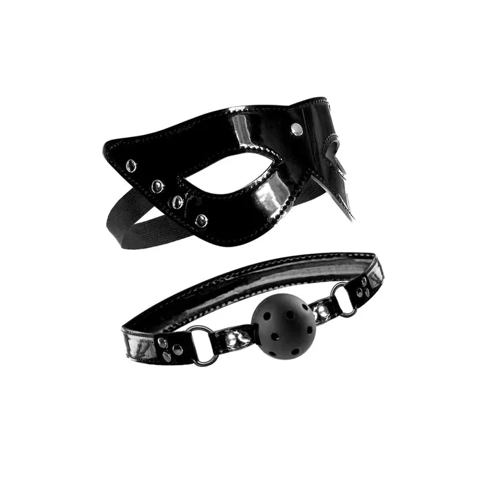 Pipedream Fetish Fantasy Series Masquerade Mask and Ball Gag Pipedream Couples