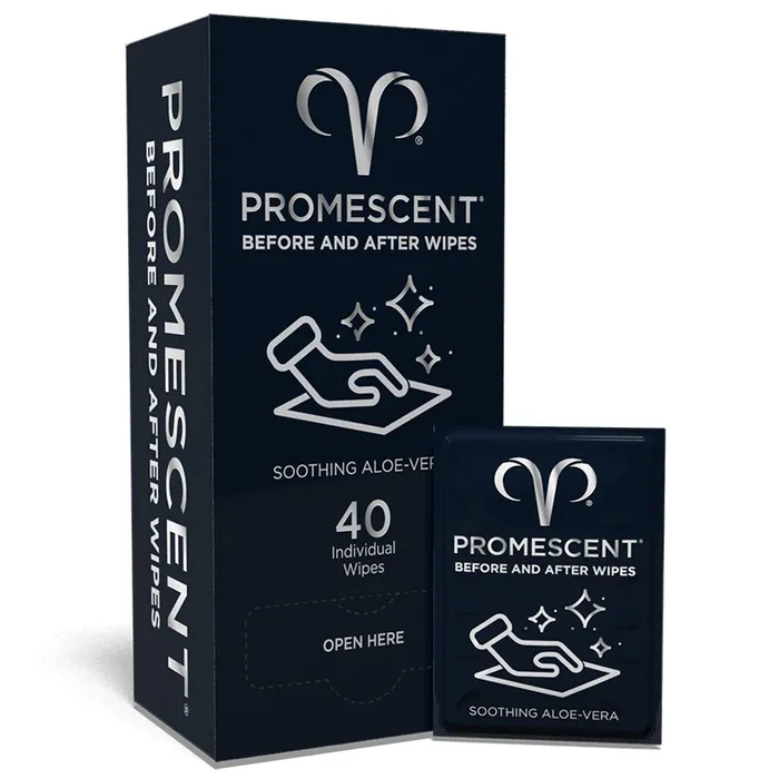 Promescent Before After Wipes 40ct Promescent Vibrators