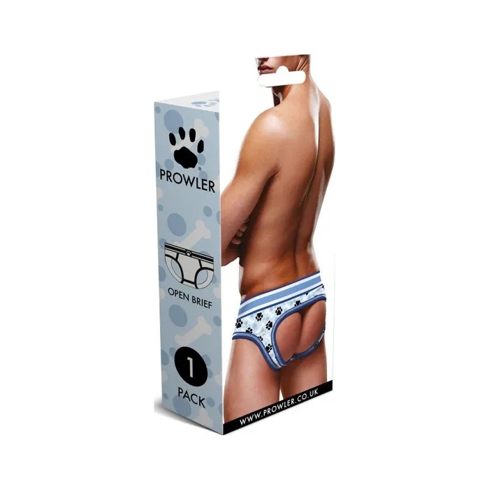 Prowler Prowler Blue Paw Open Back Brief Vibrators