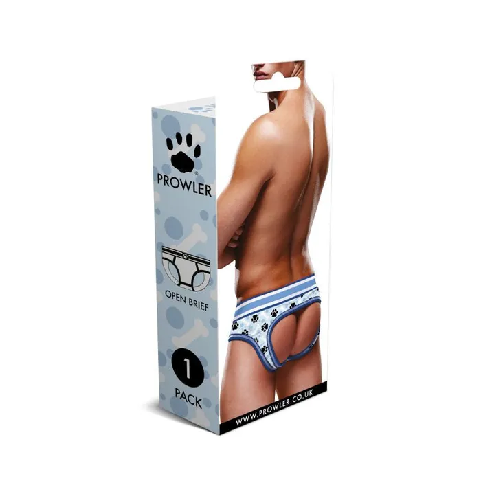 Prowler Prowler Blue Paw Open Back Brief Vibrators