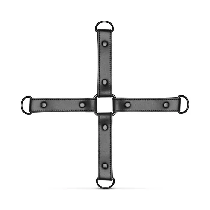 Restraints Bedroom Fantasies Bedroom Fantasies Hogtie with Hand and Ankle Cuffs Black