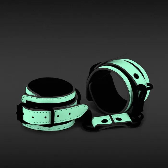 Restraints NS Novelties Glo Bondage Wrist Cuffs