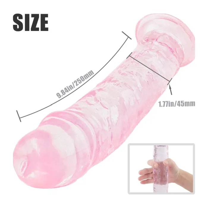 SHande Dildos SHande Lester Dong XL 25cm Clear