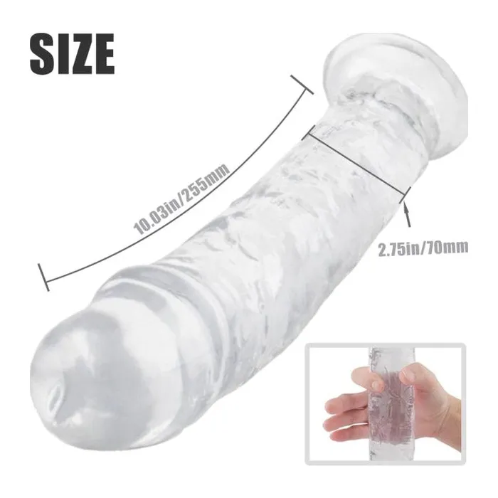 SHande Dildos SHande Lester Dong XL 25cm Clear