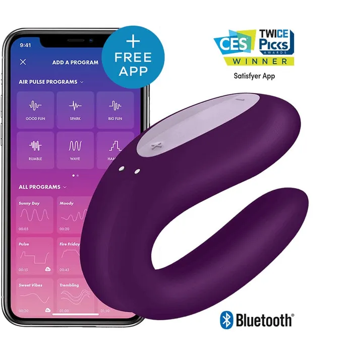Satisfyer Double Joy Partner Smart Vibrator Satisfyer Vibrators