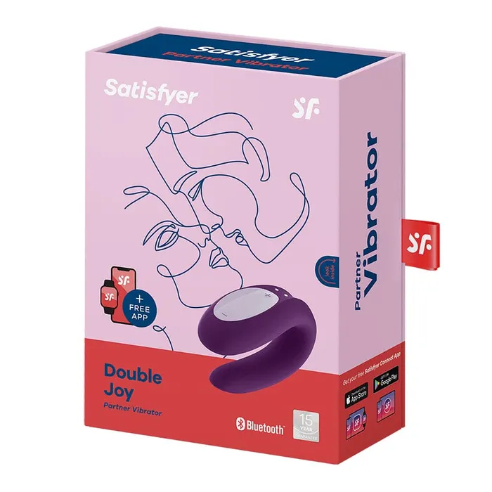 Satisfyer Double Joy Partner Smart Vibrator Satisfyer Vibrators