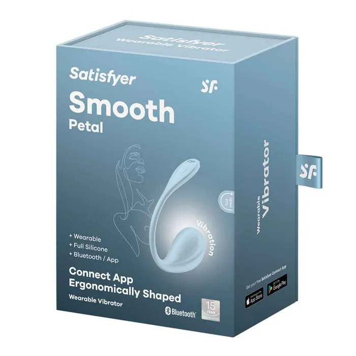 Satisfyer Smooth Petal Smart Wearable Vibrator Satisfyer Vibrators Satisfyer Smooth Petal Smart Wearable Vibrator Satisfyer Vibrators