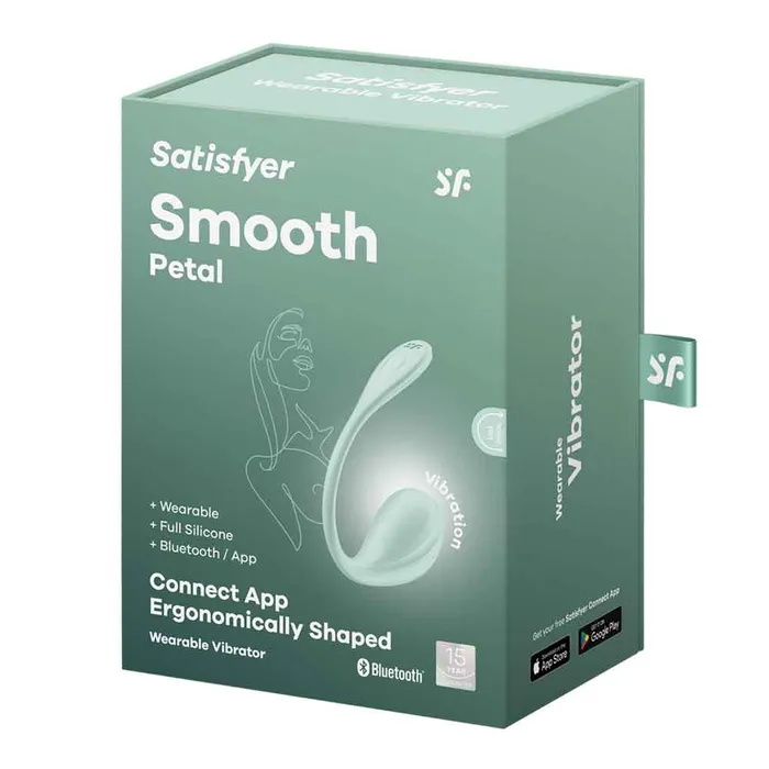 Satisfyer Smooth Petal Smart Wearable Vibrator Satisfyer Vibrators Satisfyer Smooth Petal Smart Wearable Vibrator Satisfyer Vibrators