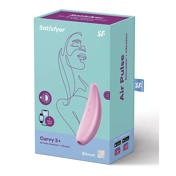 Satisfyer Vibrators Satisfyer Curvy 3 Air Pulse Stimulator Smart Vibrator