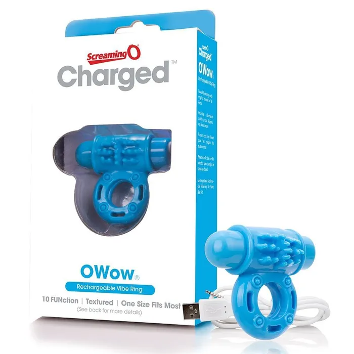 Screaming O Charged OWow Vibrating Cock Ring Blue Screaming O Charged Couples Screaming O Charged OWow Vibrating Cock Ring Blue Screaming O Charged Couples