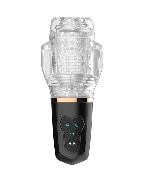 Secwell Vibrators Funnymee Sucking Vibrating Male Rose 2 Black