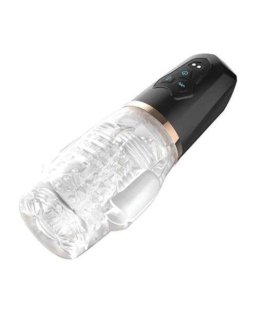 Secwell Vibrators Funnymee Sucking Vibrating Male Rose 2 Black