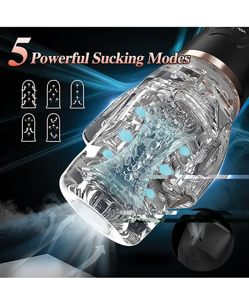 Secwell Vibrators Funnymee Sucking Vibrating Male Rose 2 Black